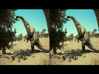 dinosaurs - giants of patagonia 3d (horizontal anamorphic stereo pair)