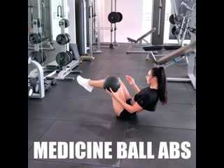 medicine ball only ab workout